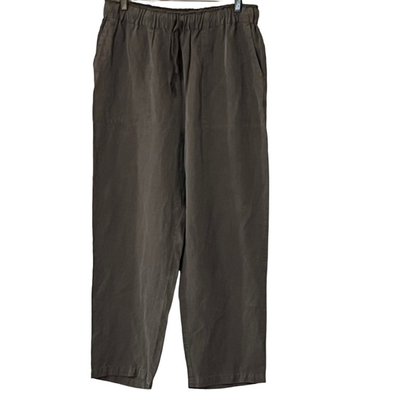 New Zara The L.A. Slouchy Fit Relaxed High Rise Linen Blend Pants XXL - Picture 6 of 16